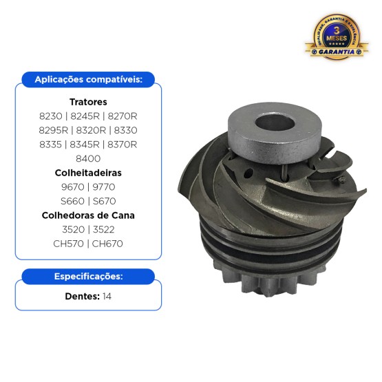 Bomba D'água Aplicável Máquinas John Deere - RE530194