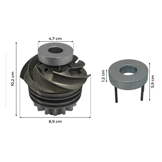 Bomba D'água Aplicável Máquinas John Deere - RE530194