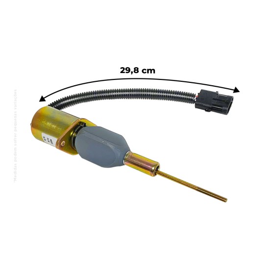 Solenoide De Parada 12v Aplicável Colheitadeira / Trator John Deere - RE53507