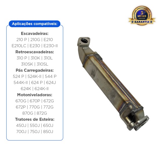 Resfriador Do Escape Egr Aplicável Máquinas John Deere - RE535729
