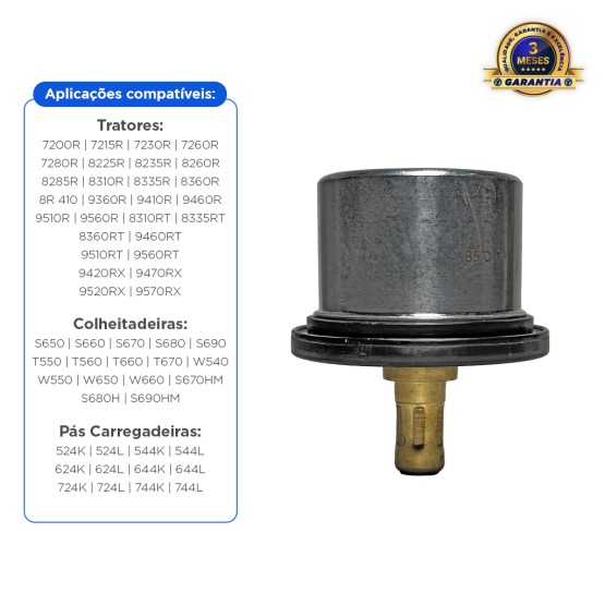 Válvula Termostática Aplicável Máquinas John Deere - RE554015