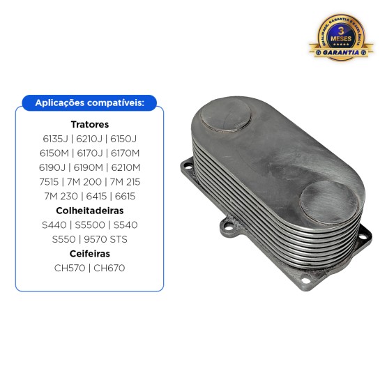 Resfriador De Óleo Aplicável John Deere - RE560754 / RE59298