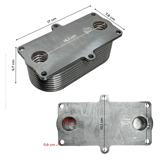 Resfriador De Óleo Aplicável John Deere - RE560754 / RE59298