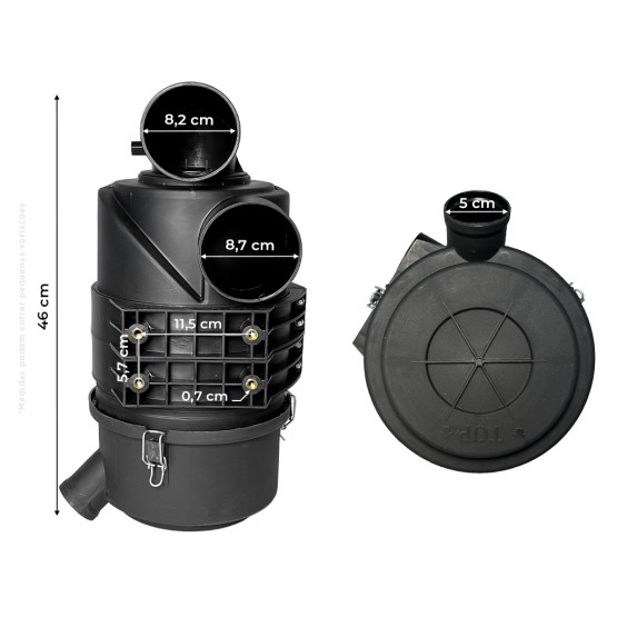 Carcaça Filtro Ar Aplicável Trator John Deere - SJ26935