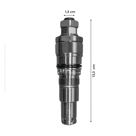 Válvula Solenoide De Alivio Aplicável Escavadeira New Holland E Case - YN22V00001F8