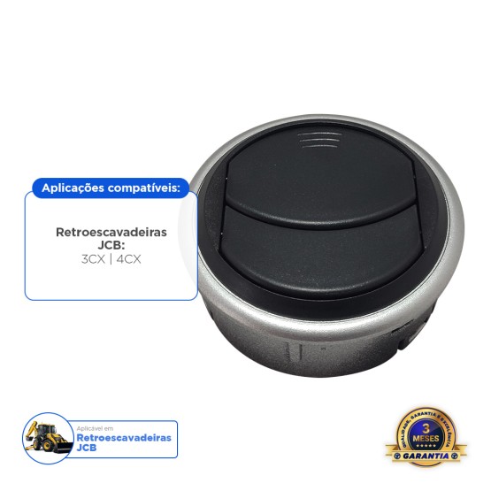 Ventilador De Ar Aplicável Retroescavadeiras Jcb - 33126974