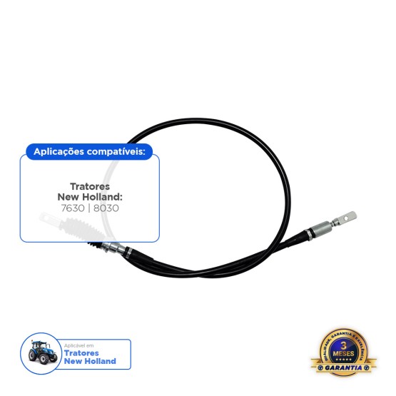 Cabo do Comando Hidráulico Aplicável New Holland - 47414531