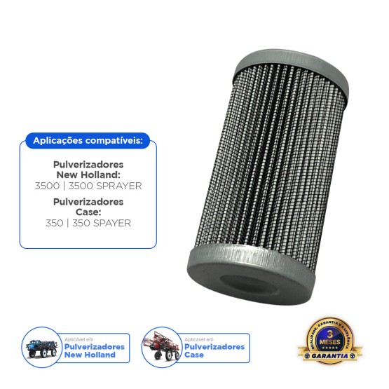 Elemento Filtro Óleo Aplicável Case New Holland - 47745077