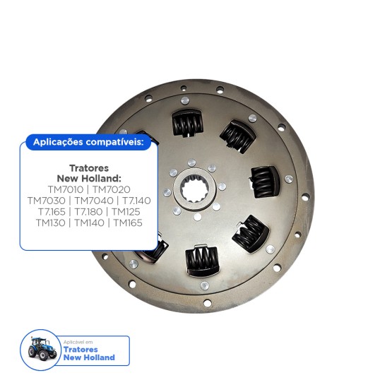 Disco De Embreagem Damper Aplicável New Holland - 87304267
