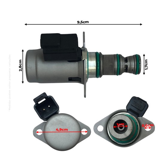 Válvula Solenoide Tração Aplicável Massey Ferguson  - 87435500