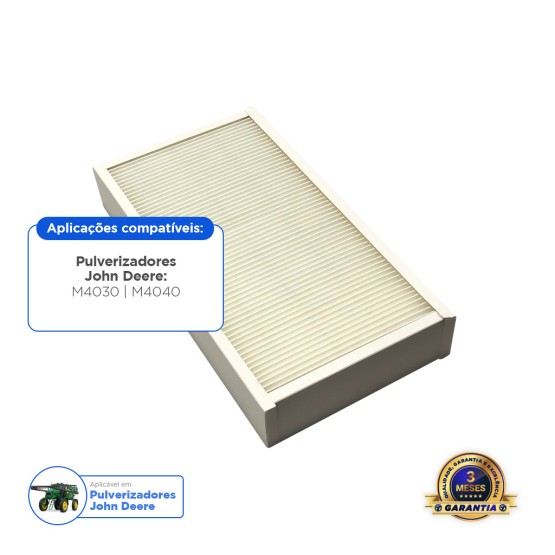 Filtro Ar Cabine Aplicável John Deere - RE199682