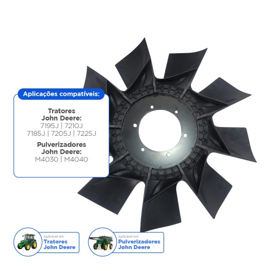 Hélice do Ventilador Aplicável John Deere - Re245935