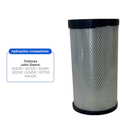 Filtro De Ar Interno Aplicável Trator John Deere - RE587792